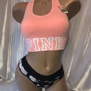 PINK PANTY AND BRA SET